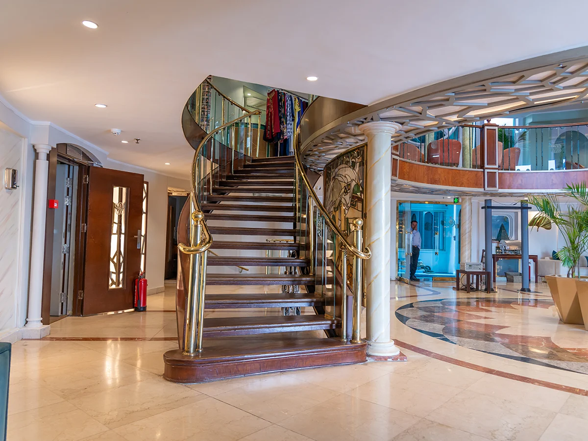 Lobby of the Sonesta Moon Goddess Nile Cruise Ship Nile cruise